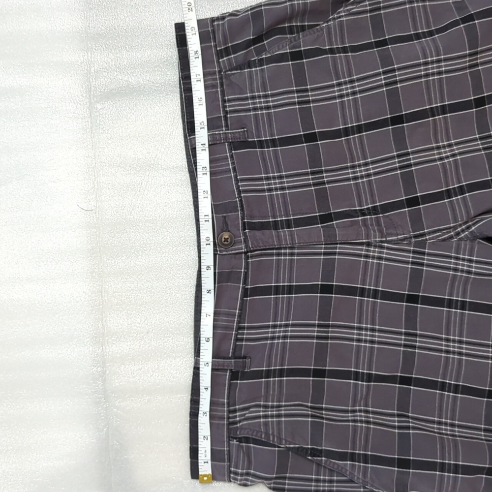 Men's Faded Glory Gray with Black and White Striped Shorts Size 38 - Picture 4 of 7